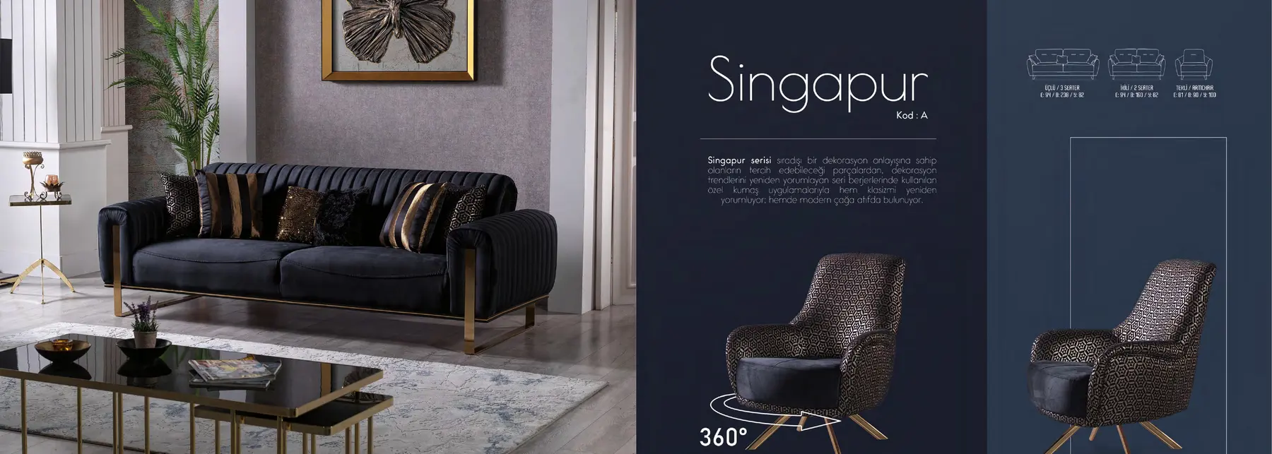 Singapur koltuk takımı, görsel 3