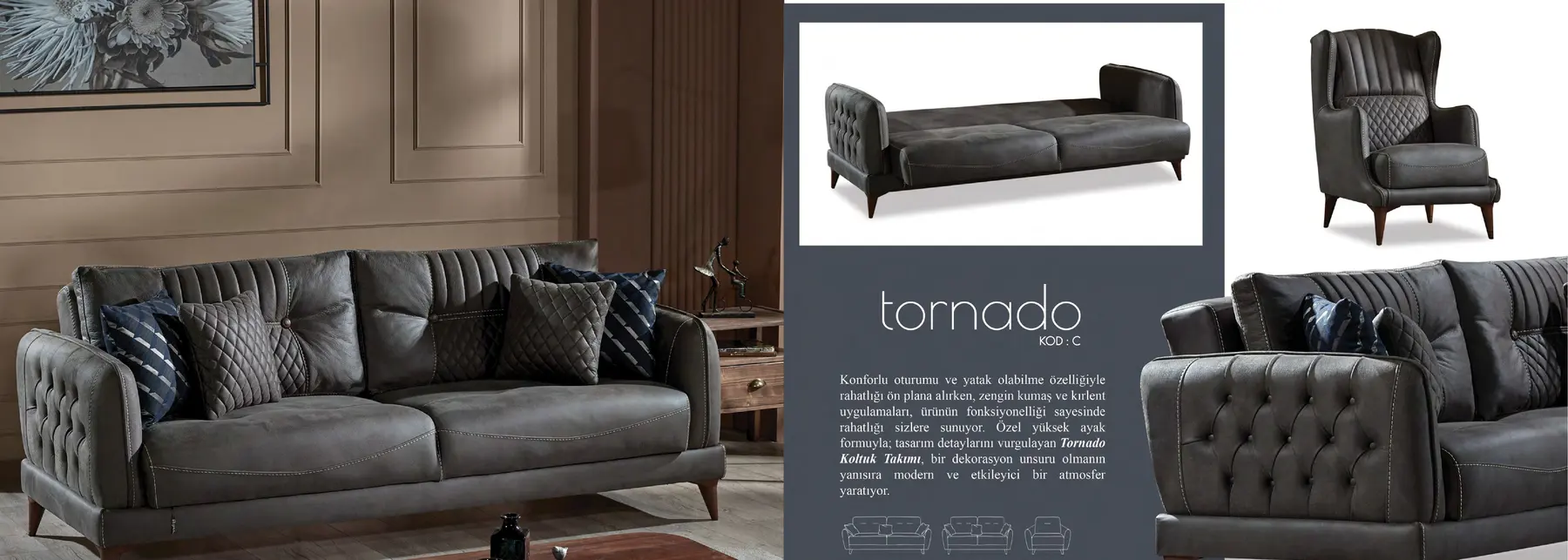 Tornado koltuk takımı, görsel 3